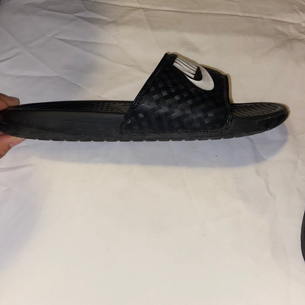Nike black slides